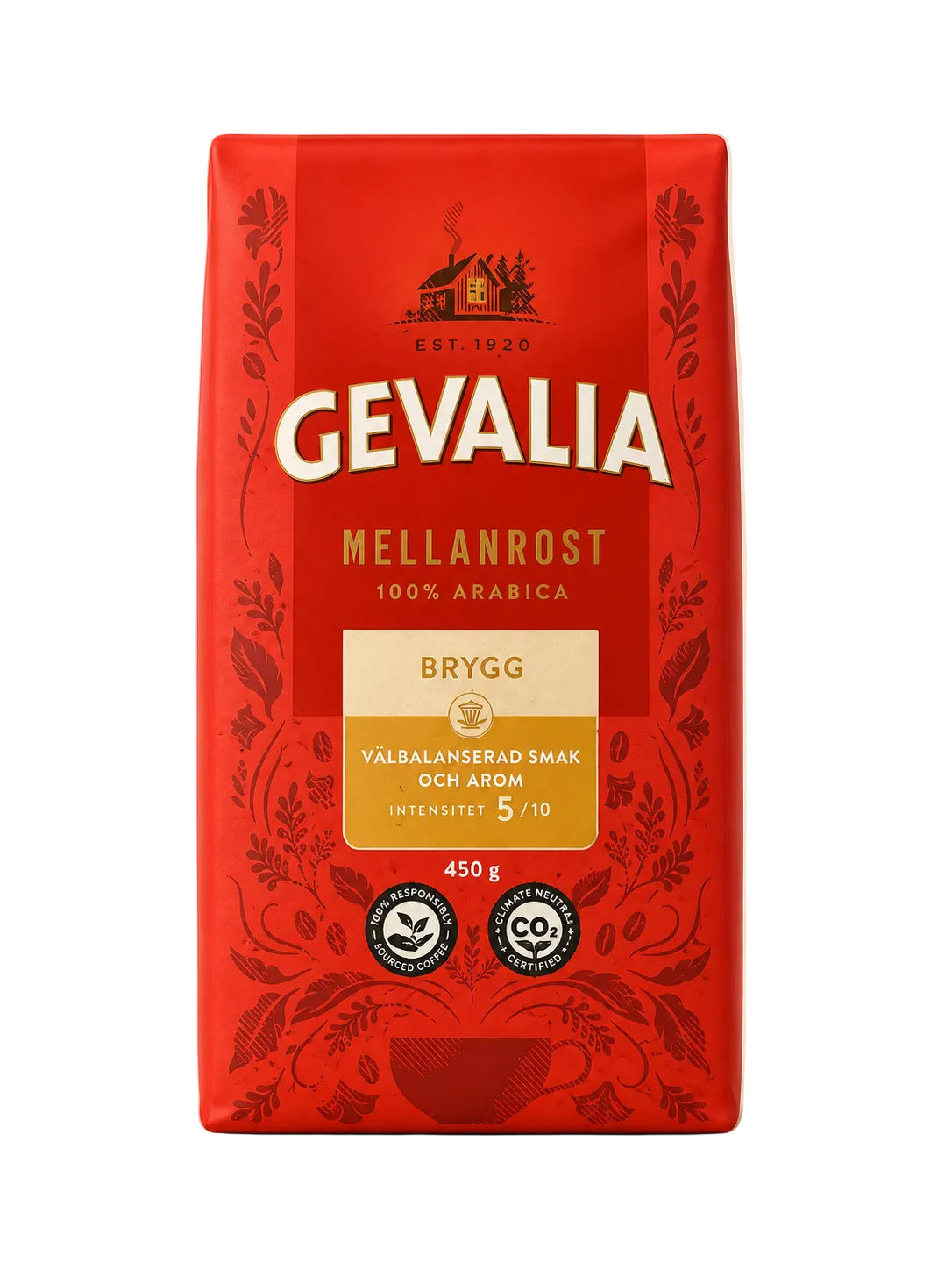 Gevalia Mellanrost – Bryggkaffe 450 g