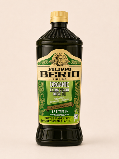 Filippo Berio Ekologisk Extra Jungfruolivolja – 1,5 L