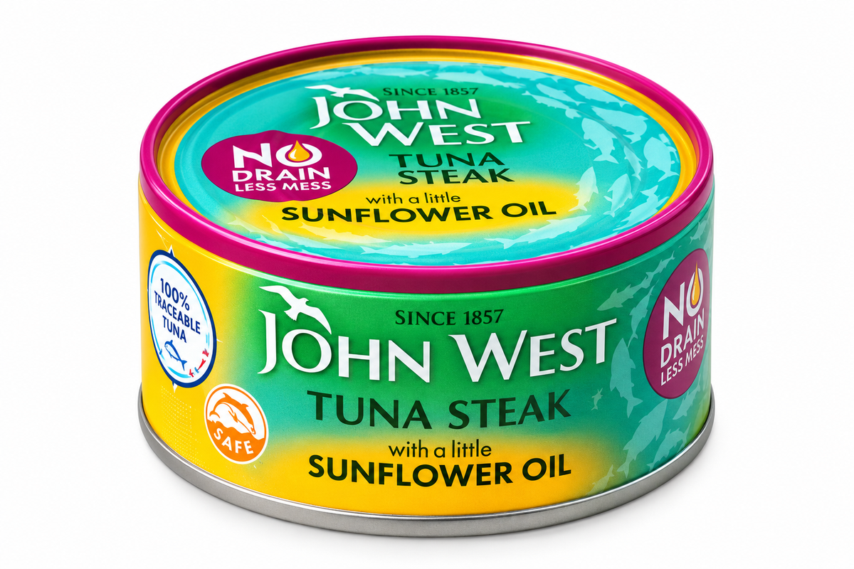 John West Tuna Steak i solrosolja 🐟