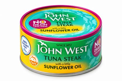 John West Tuna Steak i solrosolja 🐟