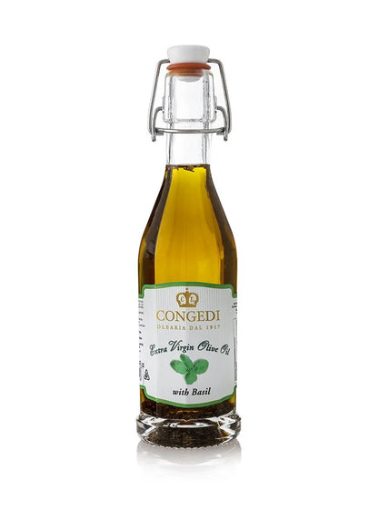 Basilikaolja / Basil Extra Virgin Olive Oil – Congedi 250 ml